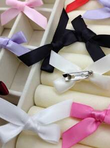 Diagonal Bow Brooch Paired With Bag, Top, Skirt, Clothing Pin, Cute, Simple And Versatile Accessory Halloween Jewelry Costume Accessories Bag Charms Office Accessories Christmas Gift