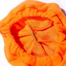 2025 可爱南瓜万圣节婴儿服装套装 - 3 件橙色南瓜套装，配南瓜帽和靴子 - 万圣节派对角色扮演 - 橘色 - 查看 11