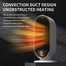1 peça Mini aquecedor vertical, aquecedor elétrico para casa e quarto, novo modelo de aquecedor e ventilador