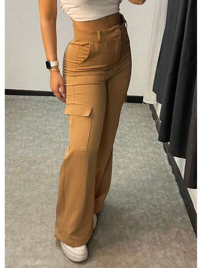 CALÇA ALFAIATARIA CARGO/ CALÇA CARGO/ CARGO PANTS/ CALÇA DESPONJADA/ MODA BLOGUEIRA/ CALÇAS 2025/ CALÇA COM BOLSO