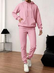 Women Two-Piece Outfits - Pink - View 3