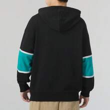 Puma Sudadera con capucha deportiva casual de punto con cordón, unisex