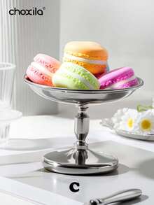 choxila 1个甜点杯、冰淇淋杯、甜点碗、酸奶零食糖果杯、沙拉水果布丁碗、不锈钢托盘、盘子、烛台，适用于派对/节日/庆典/家庭聚会/婚礼/斋月