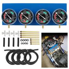 For 2/4 Cylinder Motorcycle Carburetor Carb Synchronizer Kit Ignition Tester Balancer Test Gauges Set Motorbike Diagnostic Tools - Blue - View 3