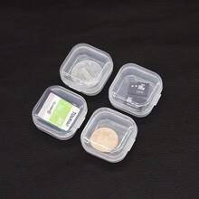 Mini Pill Box With Separate Compartments - PP Plastic Jewelry Storage Box For Earrings And Small Items - Transparent - View 12