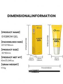Eyebrow Styling Gel - Clear Eyebrow Fixing Gel, Waterproof Sweat-Resistant Eyebrow Repair Liquid, Suitable For Salons And Home Eyebrow Styling, Includes Brush - Transparent - View 9