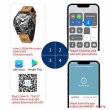 LIGE 男士商务手表，1.39 英寸高清显示屏，运动计时，无线，数字，电子，智能，日历，IP67，圆形表盘，无线通话，遥控，照片信息，智能提醒