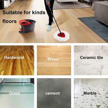 [3 Pack] Mop Replace Heads, Mop Refill Heads Replacements Compatible With O Cedar Spin Mop 1-Tank System- Easy To Replace, Microfiber, Machine Washable - 預設 - 查看 8