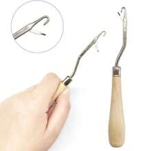 8pcs Crochet Hook Set, Crochet Braiding Plastic Weaving Tools Suitable For Wig Crafts