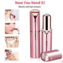 1pc Electric Facial Hair Remover, Painless Lip/Eyebrow Trimmer For Women