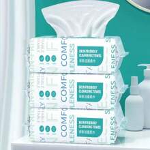 Einzeln verpackte Avocado Make-up Entferner Feuchttücher, Einweg sanfte Gesichtsreinigungs-Abschminktücher ohne Abspülen, Unerlässlich für Zuhause und Reisen