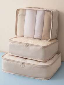 Bộ 3/1 món đựng đồ du lịch, túi đựng quần áo dung tích lớn, túi sắp xếp hành lý, túi đựng đồ du lịch, túi đựng quần áo/đồ lót, bộ sắp xếp đồ dùng du lịch, đồ dùng cần thiết khi đi du lịch, phụ kiện du lịch, túi du lịch nghỉ dưỡng, đồ dùng học tập, đồ dùng ký túc xá, đồ dùng đại học, túi nhỏ, túi đựng mỹ phẩm, đồ dùng du lịch thiết yếu - Nhiều màu - Xem 2