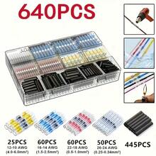 900/640/320-Piece Waterproof Solder Seal Wire Connector Kit –  Butt Splice Terminals For Marine, Automotive & Truck Wiring | Insulated Electrical Joints (5 Size Options, 26-10 AWG) - Multicolor - View 10