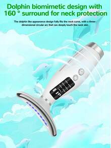 RAF 7-In-1 LED Electronic Facial Massager, 3 Modes 7 Lighting Positions For Facial & Neck Care, Rechargeable 400mAh Battery, Vibration & Heating Massage, Skin Care Beauty Device, Ideal Gift For Women