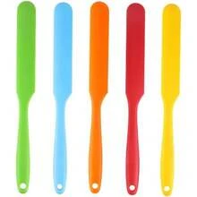 1PCS Silicone Jar Spatula, Jam Spreader With Long Handle, Perfect For Jam, Cake, Cream, Butter, Sourdough, Icing, Baking, Mixing - màu xanh lá - Xem 8