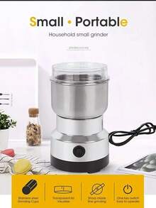 RAF 8 刀片不锈钢电动研磨机，适用于咖啡豆、谷物、坚果、胡椒和婴儿食品，多功能咖啡研磨机、谷物研磨机、坚果研磨机、香料研磨机、超细食物研磨机 - 英規插(220-240V) - 查看 2