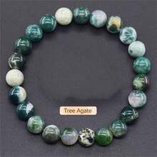 1 件经典复古真天然石虎眼石黄铁矿磷灰石拉长石绿松石紫水晶几何手链男士夏季秋季黑色手链爸爸父亲爷爷男友礼物感恩节幸运 Hoco 珠宝 - 彩色 - 查看 25