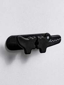 1pc Cartoon Shaped Cable Organizer, Data Cable Winding Device. Desktop Silicone Cable Organizer, No Need To Drill Holes To Store Charging Cables. Can Be Used To Organize Home & Office Supplies, Practical & Convenient. - Multicolor - View 13