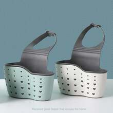 1 件塑料水槽沥水篮、厨房储物挂篮、收纳架 - 米色 - 查看 7