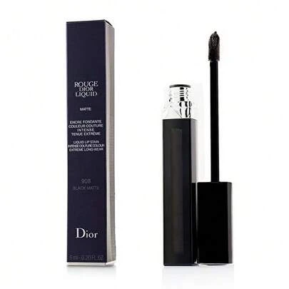 Christian Dior Liquid Lipstick 908 Black Matte 6ml - ✅ Free Delivery In 1-3 Days - For Women