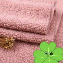 1pc 100% Polyester Teddy Fleece Fabric, Soft Plush Fabric For Sofa, Cushion, Jacket, Autumn/Winter Warm Clothing, DIY Craft Decoration - Multicolor - View 19