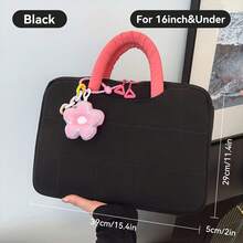 DANYCASE 14-16英寸平板电脑保护套，带衬垫防震笔记本电脑便携包，尼龙笔记本电脑内胆包，电脑收纳袋，适用于平板电脑、笔记本电脑、Air Pro等。