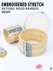 10 قطعة/مجموعة حلقات تطريز من الخيزران لل- DIY، إطارات تطريز، حلقات معلقة لأحلام الصائد، مناسبة لديكور المنزل، الزينة الجدارية، ديكورات هالوين وعيد الميلاد، إكسسوارات المكتب والسرير، زينة السيارة، الهاتف، سلسلة المفاتيح، الحقائب والملابس