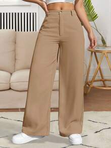 Women Pants - Brown - View 5