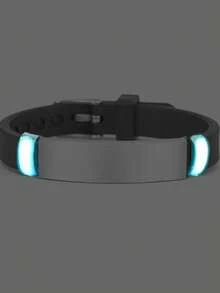 可调节个性化硅胶手链手镯，适合成人、青年、男女，定制雕刻 ID 姓名电话日期信息运动型腕带，免费雕刻铭牌珠宝，适合儿子、女儿朋友、闺蜜礼物，带礼品袋，银色，时尚，多彩，复古，男女通用，时髦，简约，休闲，定制，个性化，独特，适合他的理想礼物，适合她、她、男朋友、女朋友、爸爸、妈妈、家人、朋友、周年纪念日、生日、毕业典礼、舞会、派对、女士珠宝、定制时尚文字手链、街头休闲时尚 - 多色 - 查看 38