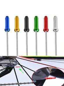 30/50 件多色铝合金自行车刹车变速杆内线头线端盖线芯盖罩齿轮 - 彩色 - 查看 3