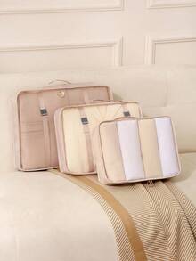 Bộ 3/1 món đựng đồ du lịch, túi đựng quần áo dung tích lớn, túi sắp xếp hành lý, túi đựng đồ du lịch, túi đựng quần áo/đồ lót, bộ sắp xếp đồ dùng du lịch, đồ dùng cần thiết khi đi du lịch, phụ kiện du lịch, túi du lịch nghỉ dưỡng, đồ dùng học tập, đồ dùng ký túc xá, đồ dùng đại học, túi nhỏ, túi đựng mỹ phẩm, đồ dùng du lịch thiết yếu - Nhiều màu - Xem 6