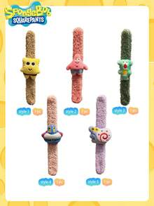 SpongeBob SquarePants 1 pieza Anillo de Papá Esponja de Bob Esponja, Pulsera del Rey Cangrejo Cangrejo Coreano, el mejor regalo de fiesta para buenos amigos, decoración perfecta para fiestas, decoración del hogar, decoración de habitación, regalos de Navidad perfectos para graduación - Multicolor - Ver 8