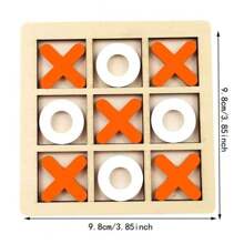 1 套井字棋棋盘游戏，双人互动玩具，逻辑思维游戏，生日/复活节/圣诞节礼物，完美礼物 - 彩色 - 查看 16