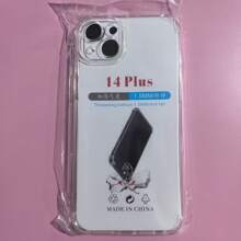 1 件透明防摔保护壳，适用于三星/苹果//红米/OPPO 手机，透明防摔手机壳，手机保护套，简约手机壳，纯色手机壳，TPU 防摔手机壳（军用级防摔）防水防震防刮