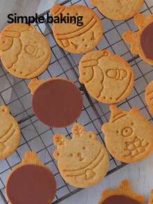 3 Pieces Set Of Christmas Series Cookie Cutters, Christmas Kitchen Parent-Child Cookie Molds, Various Cute Cartoon Patterns (Santa Claus, Reindeer, Little Rabbits, Christmas Gifts), Christmas Decorations Fondant Cutters, Christmas Gift Cookie Stamps, Cake Decoration Cookie Shapers, Dessert Making Tools Christmas Christmas Decorations Christmas Pajamas Christmas Gifts Christmas Decor