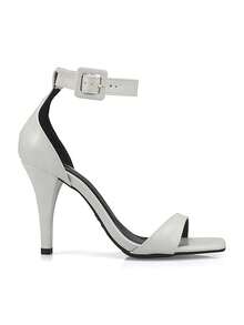 Gisele Square Toe Sandal, Chic Thin Heel, High Heel, Buckle Strap 5054 - 離開 - 查看 4