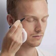 12pcs Eyebrow Tweezers Set, Stainless Steel Slanted Tip Tweezers For Facial Hair Grooming - Black - View 3