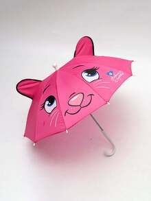 1 Stück süßer Cartoon Regenschirm, faltbarer Regenschirm, Tanzrequisiten Regenschirm, geeignet für Strand, Camping, Outdoor Sonnenschutz, leicht zu tragen