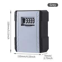 King of Cars Ett stort och förtjockat lösenordsskåp och nyckelfack är modernt, enkelt och elegant. Det kan användas för att förvara pengar, smycken, prydnadsföremål och värdefulla föremål. Det förtjockade materialet gör det mer hållbart och lösenordsöppningen är enklare. - Multifärgad - Visa 8