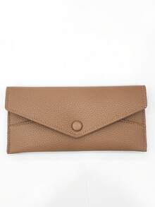 新款RFID防盗拉丝女士钱包荔枝纹软皮长信封包超薄简约手拿包女士钱包零钱包秋季钱包钱夹