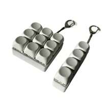 1Pc 4/9Keys Button Keycap Fidget Keychain Finger Keyboard Caps DIY Keyboard Clicker For Adult To Relief Stress Pass The Time - Multicolor - View 8