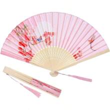 Handheld Foldable Folding Hand For Women Wedding Decoration Dancing Party