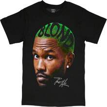Frank Oceans Shirt Rap Tee Concert Merch Blonds Album Cover Graphic T-Shirt COTTON New Arrival Anime Clothes T Shirts For MenW - màu đen - Xem 1