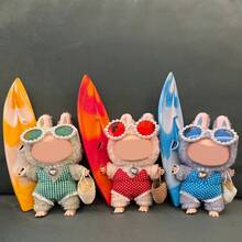 [Clothing Only] 17cm Fabric For Bikini, Doll Clothes, Summer Polka Dot Swimwear, Green Laabubu Doll Dress - Multicolor - View 5