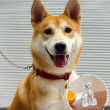 1pc Pet Breed Design Pet Hair Storage Keychain - Cute Sitting Dog Design With Chain Connection - Suitable For Dog Owners - Keychain Souvenir, Pet Hair Storage And Protection Souvenir, Can Be Placed On Keys, Bags Or Outing Items - Perfect Memorial Gift For Dog Lovers