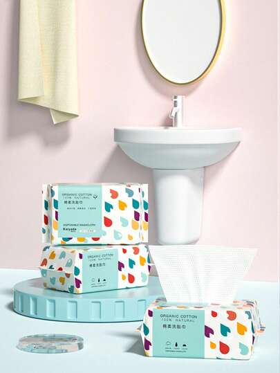 100pcs Removable Thick Soft Facial Cleansing Wipes