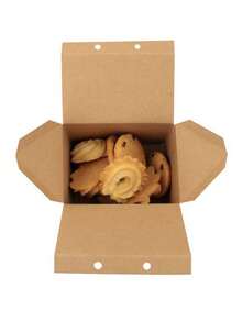 10/20/30/40/50 peças Caixa de Doces em Forma de Casa Pequena de Natal, Caixa de Biscoitos de Papel Kraft, Caixa de Pastelaria, Caixa de Presente, Decorações de Natal, Presentes de Natal