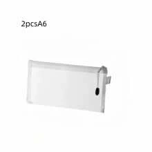 5/3/2/1Transparent Mesh Zipper File Bag A4/A5/A6 Nylon Information Document Bag Puzzle Toys Sorting Bag Pencil Pouch Folder Storage Bag Office Stationery Supplies