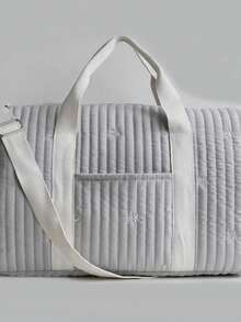 1pc Large Capacity Handheld Travel Bag, Lightweight Tote Bag For Short Trips, Shoulder Messenger Bag For Moms