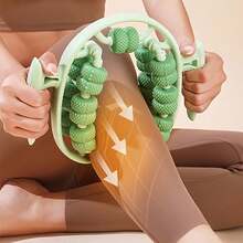 1pc 360° Massage Roller Round Leg Slimming Clip For Muscle Relaxation, Waist/Leg/Arm/Hip Massage - Multicolor - View 1
